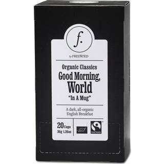 f for Fredsted Good Morning World Øko Fairtrade Sort te English Breakfast (pk. á 20 breve)