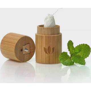 Tandtråd uden PFAS Hilo Dental Bambus Dispenser