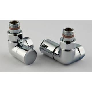 Strømberg ventilsæt, VK1700, 1/2" x 1/2" , hjørne vinkel, krom
