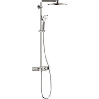 Grohe Euphoria SmartControl Supersteel 310 Duo brusesæt med termostat