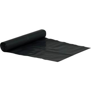 Affaldssække 100L, 70x110cm, 55my, Genanvendt Sort