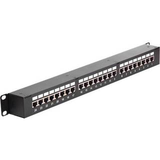 DeLOCK 19" Coupler Patch Panel 24-Port Cat.6
