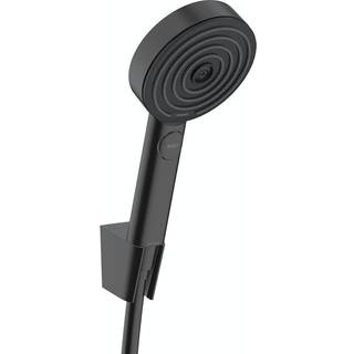 hansgrohe Pulsify Select S Relaxation bruseholdersæt med slange, Ø105 mm, 3-jet, 160 cm, mat sort