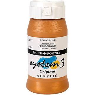 System 3 Acrylic 500 ml. Metallic & Neon Rich Gold (Hue)