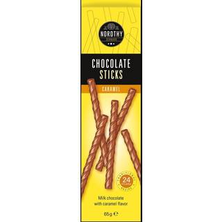 Nordthy Chokolade Sticks Mælk & Karamel - 65 g
