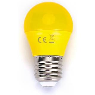 FORÅRSUDSALG - Aigostar - E27 LED Krone - 4W - Gul - G45