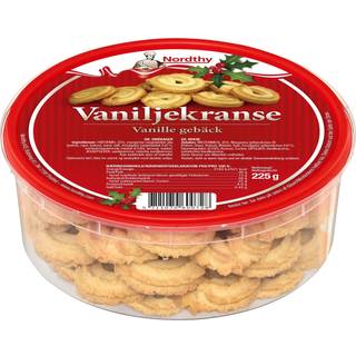 Nordthy Vaniljekranse i dåse, 225 g