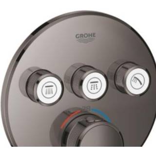 Grohe GRT SmartControl brus Forplade, Termostat med 3 ventiler, hard graphite 29121A00