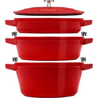 Staub Stackable Set Grydesæt 3-dele, Støbejern
