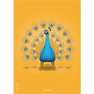 Brainchild – Plakat – Klassisk – Grøn – Påfugl