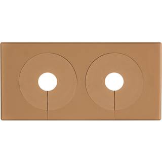 Faluplast 51489 Dækroset delelig, dobbelt, 12-22 mm Brun
