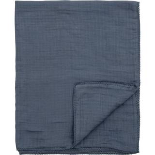 Bloomingville Bloomingville Muslin tæppe 80x100 cm Blå