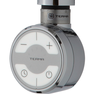 TVS Varmelegeme med afbryder termostat og ''timer''-funktion ( rundt ) 300 watt Krom