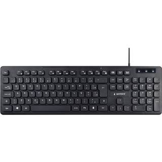 Gembird KB-MCH-04-RU - keyboard - Russian - black - Tastatur - Russisk - Sort