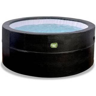 Leather Premium spa ø184x73cm - sort - EXIT