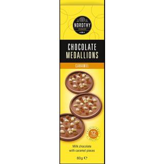 Nordthy Chokolade Medaljoner Mælk & Karamel - 60 g