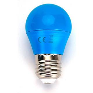 Aigostar farvede LED pære E27 i mat, G45, 4W i blå