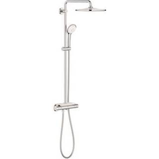 Grohe Euphoria 310 brusesystem med termostat til væg, krom