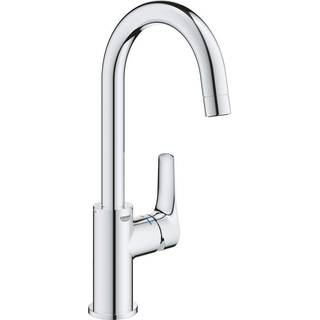 GROHE Eurosmart 2021 L håndvaskarmatur med høj tud og push-open bundventil, krom