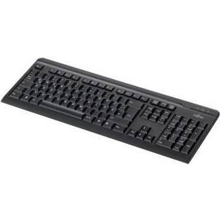 Fujitsu KB410 - keyboard - Greek - black - Tastatur - Græsk - Sort