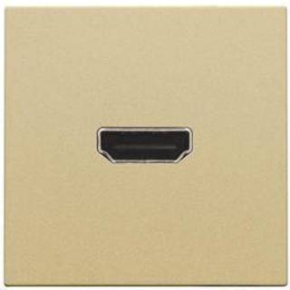 Niko Hdmi udtag stikmontage, gold