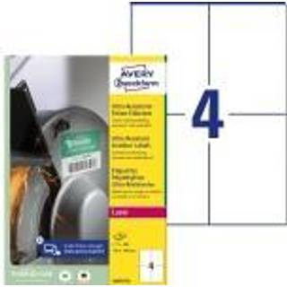 Avery B3483-50 Ekstremt modstandsdygtige og elastiske etiketter 105x148mm 50ark