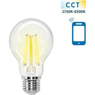 Aigostar SMART WiFi A60, E27 Klar CCT LED Pære 6W, 850Lm - 360°