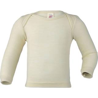 Engel Baby-Schlupfhemd Langarm Feinripp Merino undertøj Børn størrelse 98/104 farve beige
