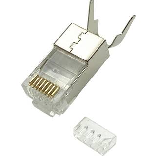 Lanview RJ45 STP stik Cat6a skærmet, EasyConnect 10stk.