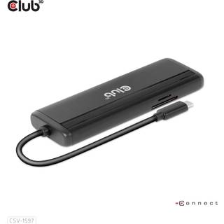 Club 3D - docking station - USB-C 3.2 Gen 1 - HDMI DP - GigE