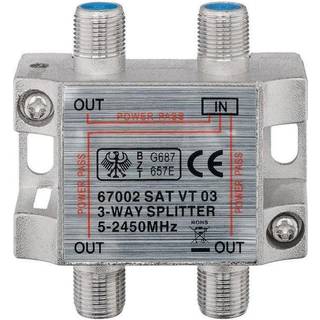 3-vejs antennefordeler, 5-2450 MHz, 10,5 dB tab @1750 MHz | PRIS-MATCH