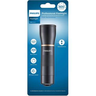 Philips SFL7001T/10 Lommelygte - 600 Lumen - Sort