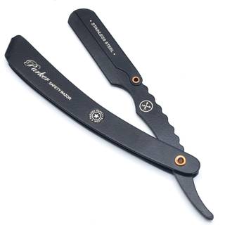 Parker Shaving SRXBLK- Heavy Duty SRX Stainless Steel Handle Clip Type Razor