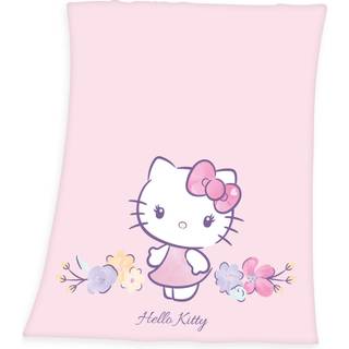 Hello Kitty Fleece tæppe - 130 x 160 cm