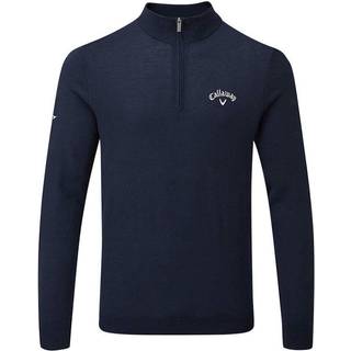 Callaway 1/4 Blended Merino Black Ink XL Sweater