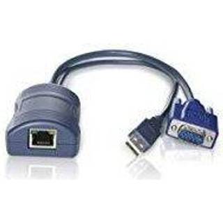 Adder CATx kabel til tastatur / video / mus (KVM)