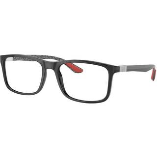 Ray - Ban Unisex RX8908 2000 Optiske stel Nylon Sort Transparent Firkantet Normal