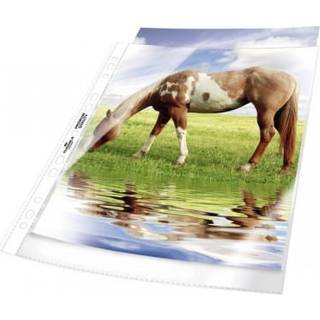 Durable plastlomme til ringbind premium A4 glasklar pp pose med 100 stk