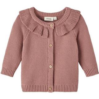 Lil Atelier Cardigan Humus Melange Bomuld/cashmere