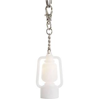 Design nøglering hvid inkl. LED - Storm