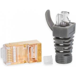 SUPRA CAT8 RJ45 netværk skærmet modularstik (AWG 23) | 1 stk | PRIS-MATCH