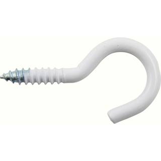 NKT Fasteners skruekrog hvid 4,5 x 50 mm 2 stk.