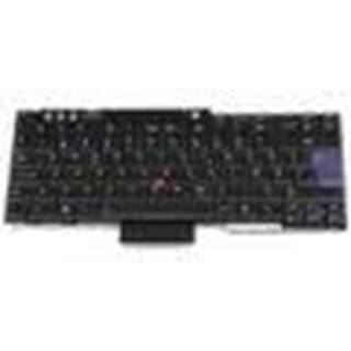 IBM Keyboard (GERMAN) - Bærbar tastatur og numpad - til udskiftning - Tysk - Sort