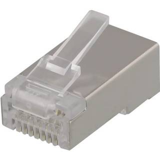 DELTACO RJ45 connector for patch cable, Cat6a, shielded, 20pcs