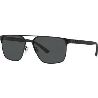 Emporio Armani EA2134 300187 58 Solbriller Mænd Black - Matte Black - 58mm