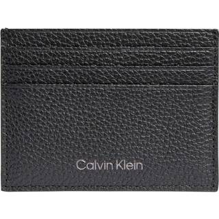 Leather Cardholder - Calvin Klein - Black - Men - One Size - Black - One Size