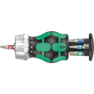 Wera Bicycle Set 5 Stubby Bit Skruetrækker med Skralde