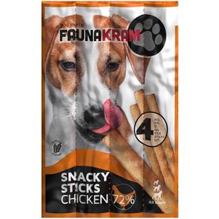 Faunakram 4 x Hunde Snacksticks Kylling