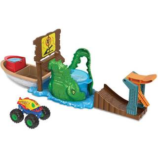 Hot Wheels Monster Trucks Swamp Chomp How Wheels monster trucks playset HGV14