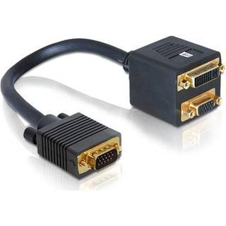VGA til DVI og VGA splitter